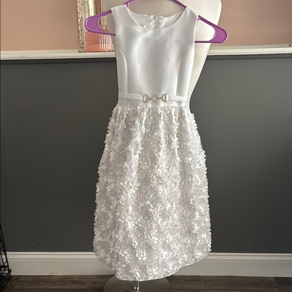 Elegant White Kids Dress